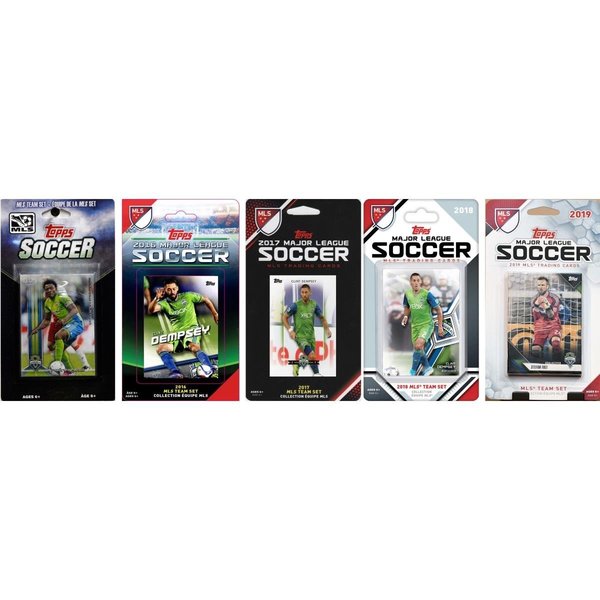 Williams & Son Saw & Supply C&I Collectables SOUND19 MLS Seattle Sounders Licensed 2019 Topps Team Set & Storage Album SOUND19